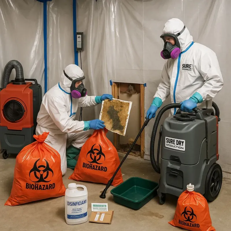 Contaminated Water Handling Protocols process in Hearne, TX